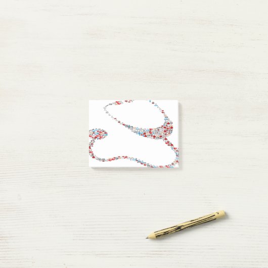 Post-it® RN Stethoscope (Sur un bureau)