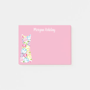 Post-it® Robe à changement florale Bloc-notes personnalisé