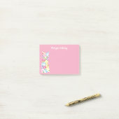 Post-it® Robe à changement florale Bloc-notes personnalisé (Sur un bureau)