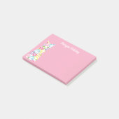 Post-it® Robe à changement florale Bloc-notes personnalisé (Incliné)