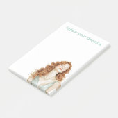 Post-it® Robe à mât rouge (Incliné)