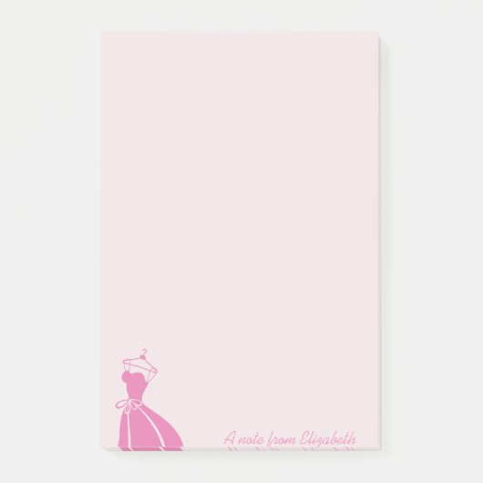 Post-it® Robe Fille Cool - Personnalisée (Devant)