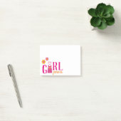 Post-it® Robe florale rose fuchsia (Bureau)