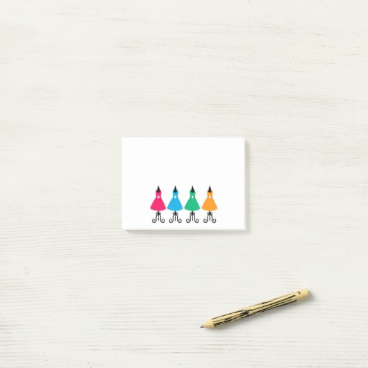 Post-it® Robes (Sur un bureau)