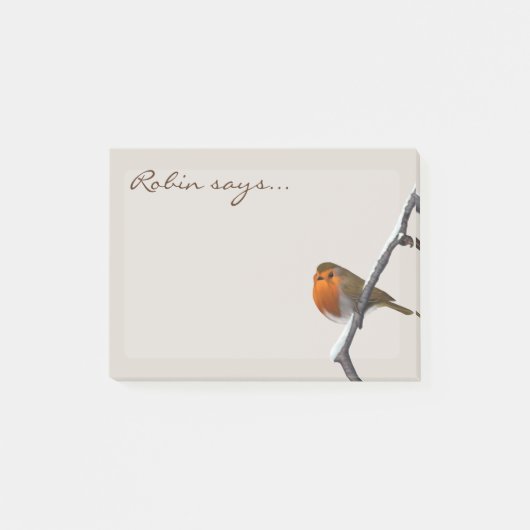 Post-it® Robin Say (Devant)