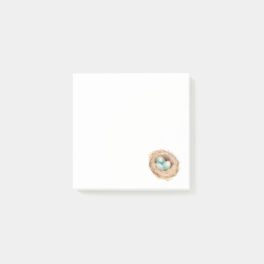 Post-it® Robins Egg Nest Post it Notes Bureau Cuisine (Devant)