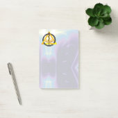 Post-it® ROCHE DU SYMBOLE DENTISTE ASCLEPIUS Bleu (Bureau)