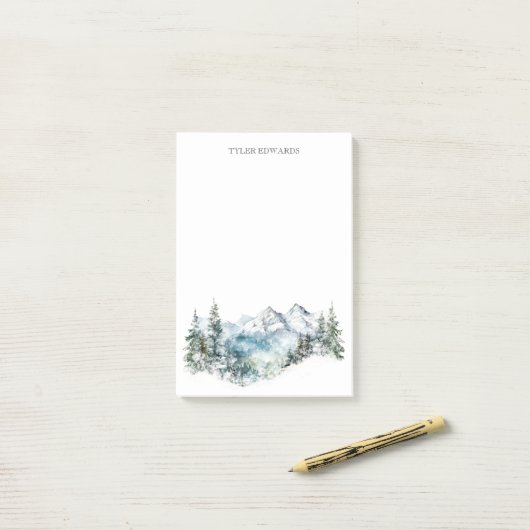 Post-it® Roche rustique (Sur un bureau)