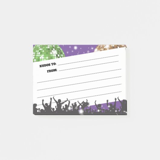 Post-it® Rock star félicite la reconnaissance des employés  (Devant)