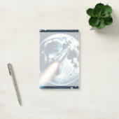 Post-it® Rocket Moon Space Carte d'effacement sec noir (Bureau)