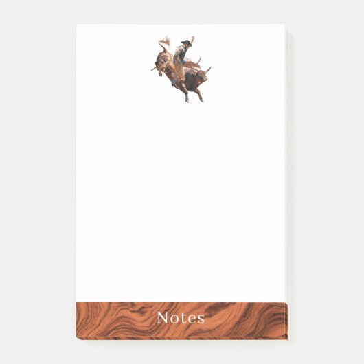 Post-it® Rodeo Bull Rider  (Devant)