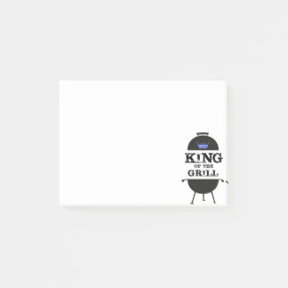Post-it® Roi Du Grill, Couronne Bleue Noire