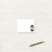 Post-it® Roi Du Grill, Couronne Bleue Noire (Sur un bureau)