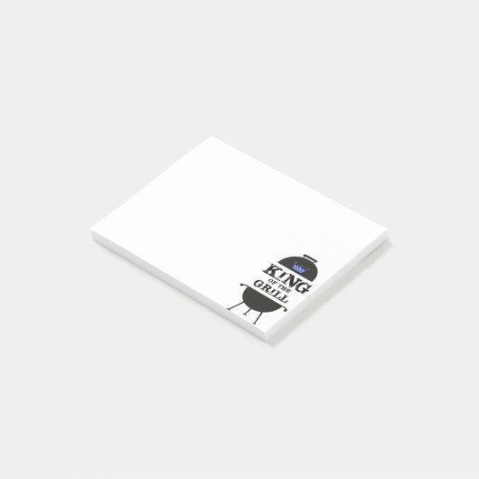 Post-it® Roi Du Grill, Couronne Bleue Noire (Incliné)