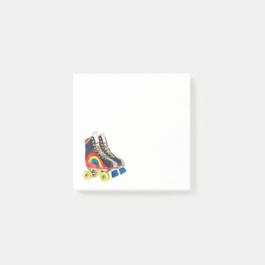 Post-it® Rollerskates art des années quatre-vingts (Devant)