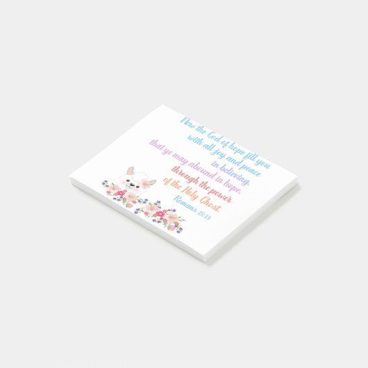 Post-it® Romans 15 Bible Verse Design (Incliné)