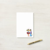 Post-it® Romantic Couple Love Post it Notes (Sur un bureau)