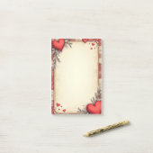 Post-it® romantique (Sur un bureau)