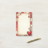 Post-it® romantique (Sur un bureau)