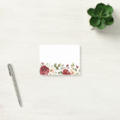 Post-it® Romantique Crème rouge Rose Mariage (Bureau)
