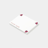 Post-it® Romantique Cute Lovely Stylé, Ladybugs (Incliné)