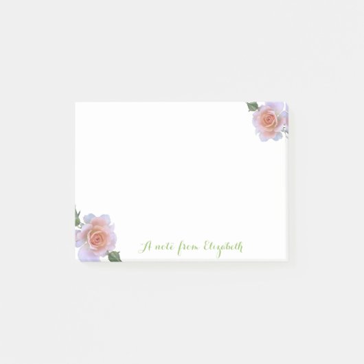 Post-it® Romantique Lovely Stylish, Rose (Devant)