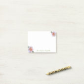Post-it® Romantique Lovely Stylish, Rose (Sur un bureau)