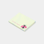 Post-it® Romantique Mignon Adorable Élégant ,Points, Coccin (Incliné)