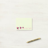 Post-it® Romantique Mignon Charmant Élégant ,Points, Cocci (Sur un bureau)