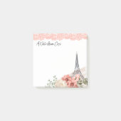 Post-it® Romantique Paris Tour Eiffel Floral (Devant)