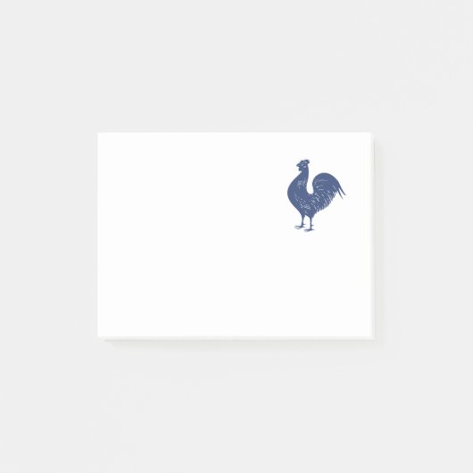 Post-it® Rooster pourpre vintage (Devant)