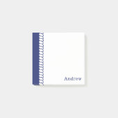 Post-it® Rope marine Ajouter un nom 3x3 (Devant)