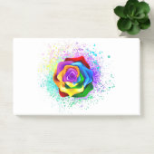 Post-it® Rose arc-en-ciel colorée (Bureau)
