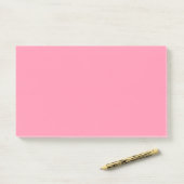 Post-it® Rose Baker-Miller (couleur solide) (Sur un bureau)