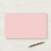 Post-it® Rose bébé (couleur unie) (Sur un bureau)