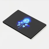 Post-it® Rose bleu brûlant (Incliné)