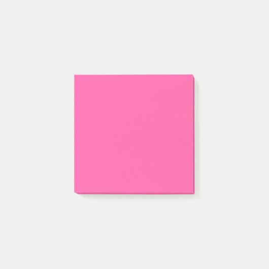 Post-it® Rose brillant (couleur solide) (Devant)