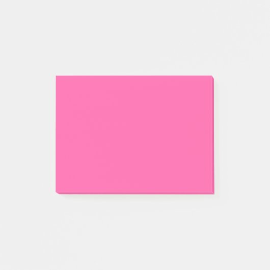 Post-it® Rose brillant (couleur solide) (Devant)