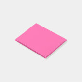 Post-it® Rose brillant (couleur solide) (Incliné)