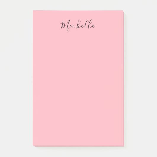 Post-it® Rose Clair Professionnel Écriture Manuscrite Class (Devant)