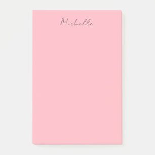 Post-it® Rose Clair Professionnel Écriture Manuscrite Class