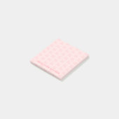 Post-it® Rose clair simple Monogramme moderne initiale (Incliné)