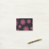 Post-it® Rose, cool, tendance, abstraction de fleurs modern (Sur un bureau)