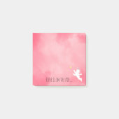 Post-it® Rose Cupidon Avec Tennis Racket Amour (Devant)