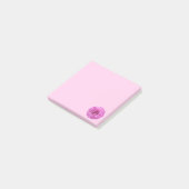 Post-it® Rose découpée rose vif (Incliné)