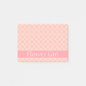 Post-it® Rose et blanc de Flowergirl (Devant)