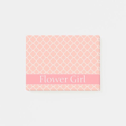 Post-it® Rose et blanc de Flowergirl (Devant)