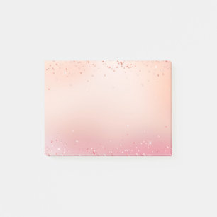 Post-it® Rose et Rose Sparkle Ombre