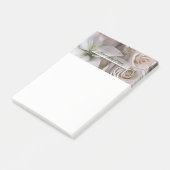 Post-it® Rose Fleurale Rustique Shabby Chic Fleurs Personna (Incliné)