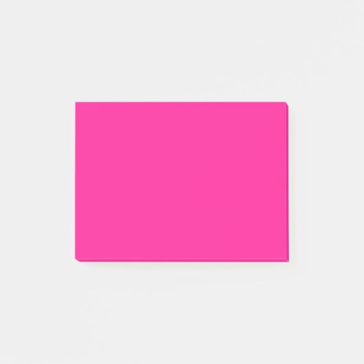 Post-it® Rose fluorescent (Devant)